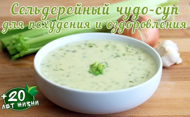 Сельдерейный чудо-суп для похудения и оздоровления