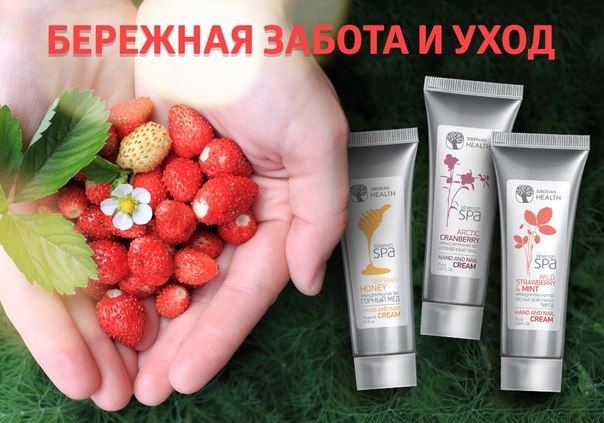 Рукам требуется регулярный уход не только в холодную погоду, но и летом, когда в самом разгаре дачный сезон и пляжный отдых. Кремы для рук Siberian SPA Collection бережно позаботятся о нежной коже твоих рук, оставив ощущение нежности и приятный аромат мед Рукам требуется регулярный уход не только в холодную погоду, но и летом, когда в самом разгаре дачный сезон и пляжный отдых. Кремы для рук Siberian SPA Collection бережно позаботятся о нежной коже твоих рук, оставив ощущение нежности и приятный аромат мед