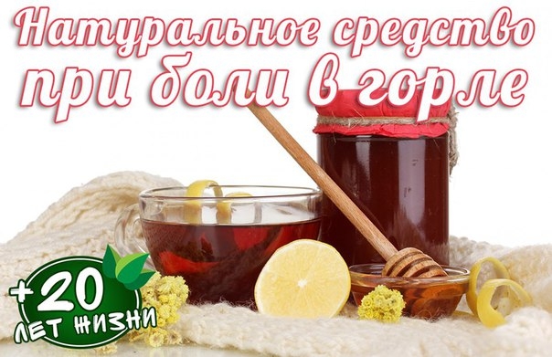 Натуральное средство при боли в горле Натуральное средство при боли в горле