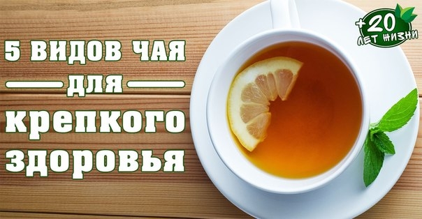 5 видов чая для крепкого здоровья