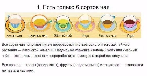 О сортах чая