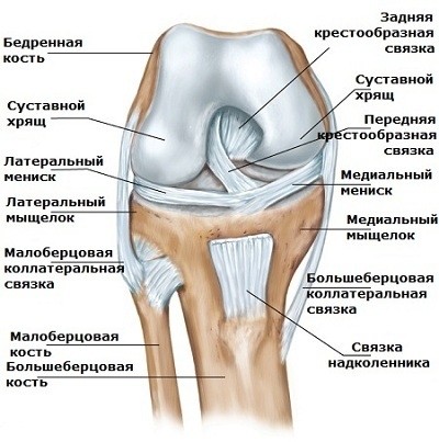 Повреждения коленей