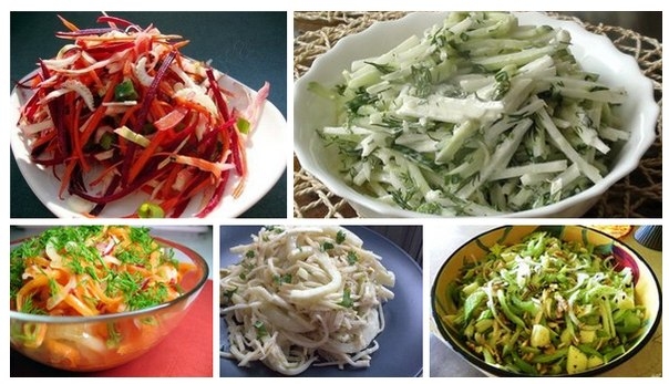 Лучшие рецепты салатов для похудения
